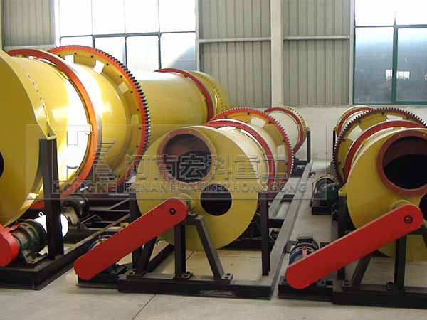 采取牛糞烘干機做原料生產有機肥成本小，質量穩定